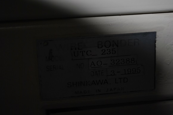 Used Shinkawa UTC-235 Wire Bonders (U22) (U21)