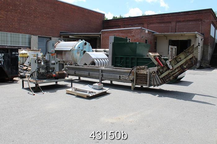 Used Rayfo DW100-78 Stainless Steel Rejects Compactor #43150