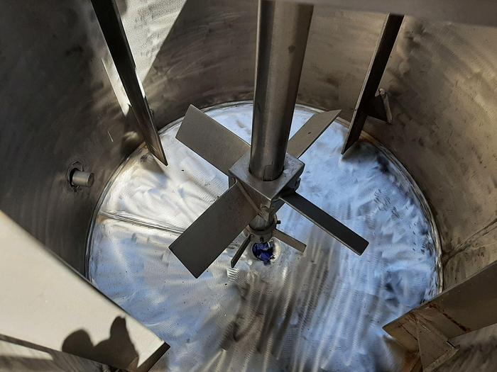 Used Tank, 45 Gallon, 304 S/st, Jkt, Agit, FT/CB #S744716