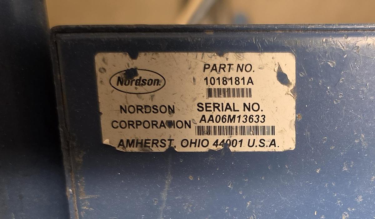 Used NORDSON SURECOAT POWDER SYSTEM ON CART W/O HOPPER