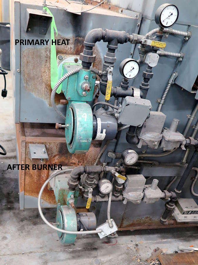 Used Steelman Burnoff Oven - 72"w X 36"h X 36"deep