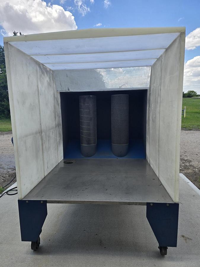 Used Nordson Econo-Coat Lab Booth w/ Encore Powder Gun