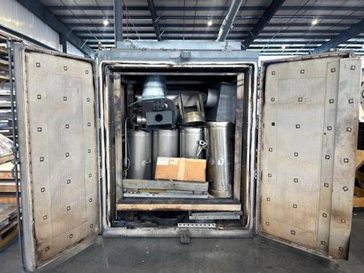 Used 5'w X 6'h X 3'l Steelman Burnoff Oven