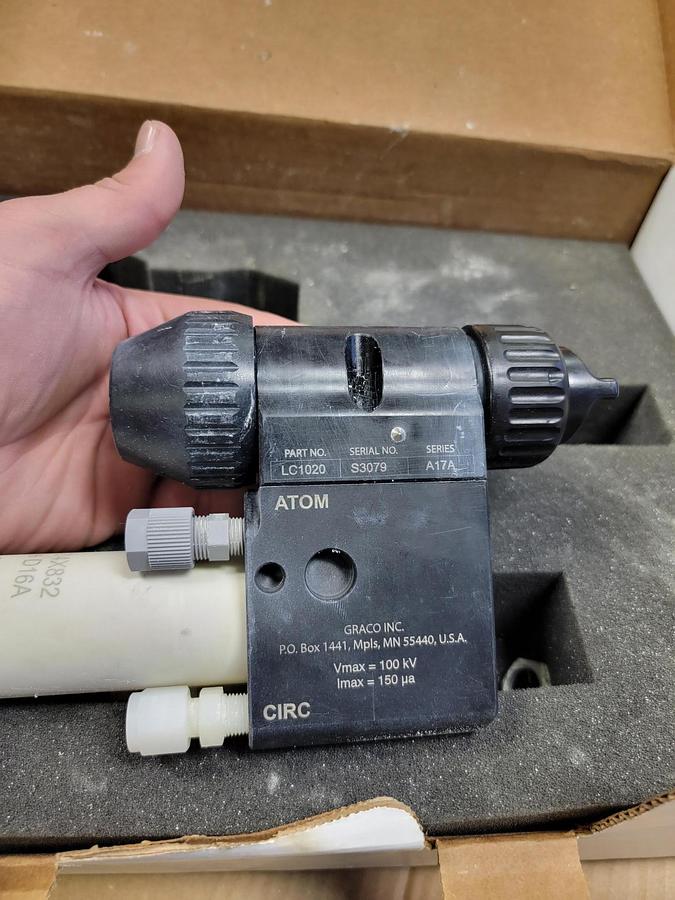 Used 2) Graco Pro Xpc Automatic Electrostatic System w/ Touchscreen Main Controller