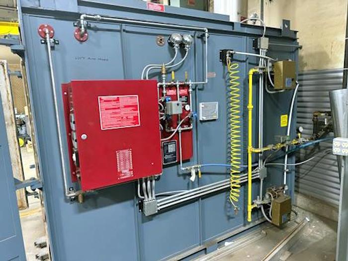 Used 72"w X 74"l X 75"h Burnoff Oven