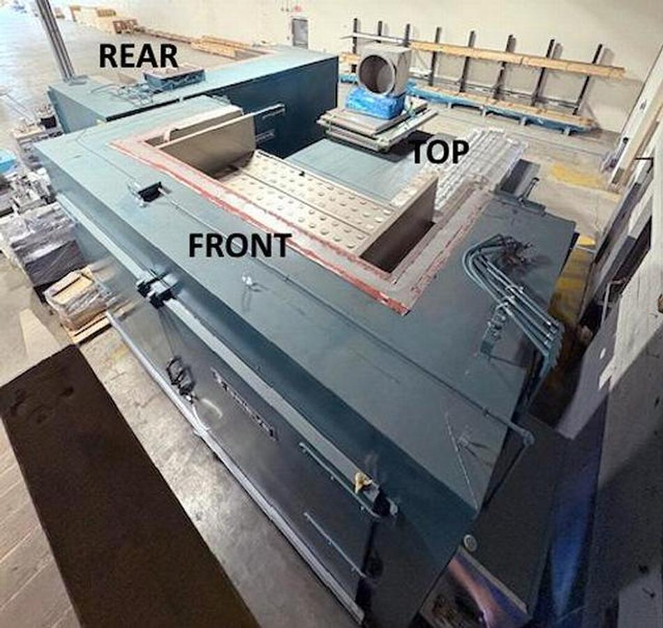 Used 12'w X 7'h X 12'l Batch Oven w/ Stainless Steel Interior - 500 degree F 