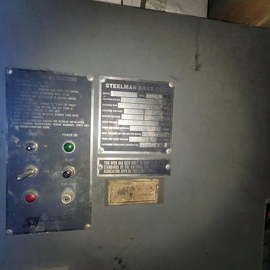 Used Steelman Batch Oven - 8x10x20