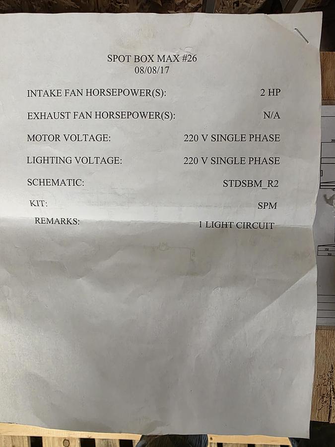 Used Portable Paint Booth