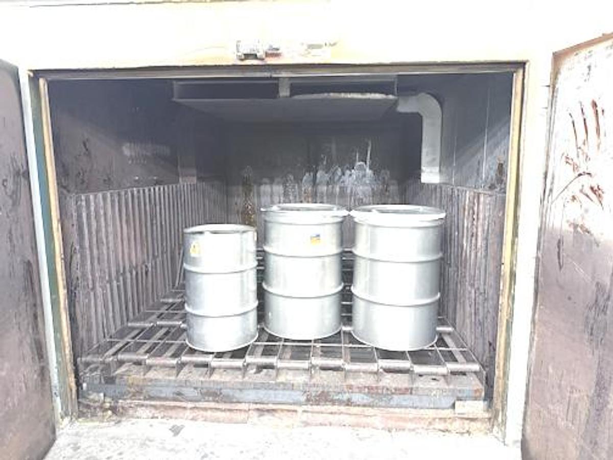 Used 8'W x 12'L x 6.5'H Electric oven w/ doors on both ends