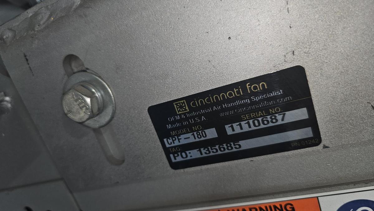 Used 8'h X 5'w X 18' Batch Oven (Interior Dim.) - Doors both ends