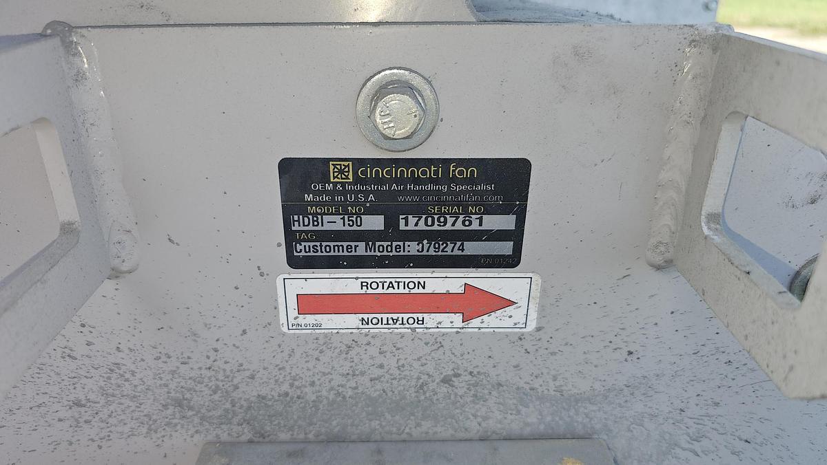 Used Cincinnati Fans CPF-150