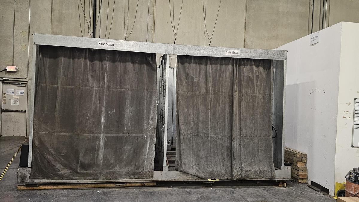 Used Complete Batch System with Oven, Booth, Wash Station & Gun