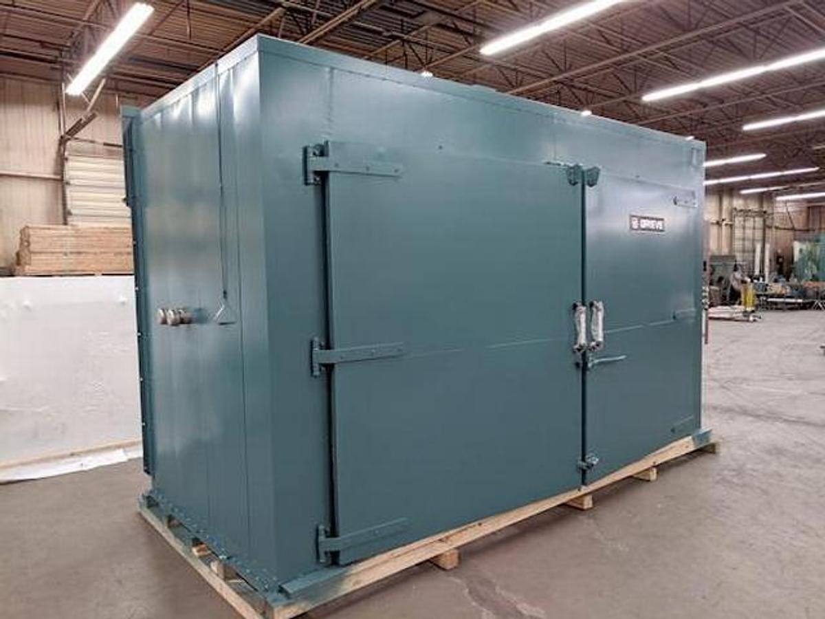 Used 12'w X 7'h X 12'l Batch Oven w/ Stainless Steel Interior - 500 degree F 