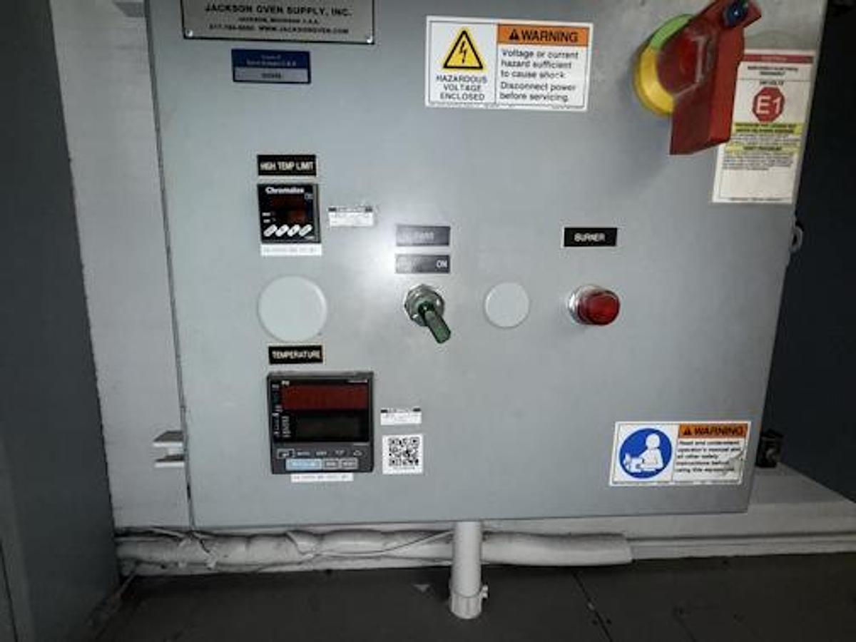 Used 3)  4'w X 15.5'l X 5'h Electric Ovens - Jackson Oven Company