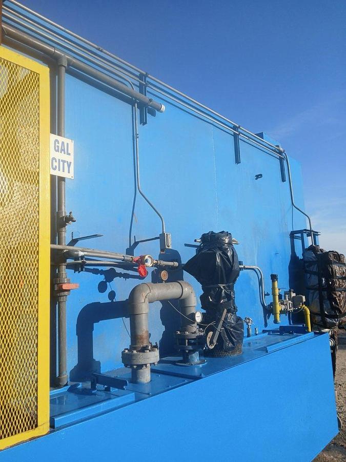 Used 42"w X 85"h 3 stage washer - Stainless Steel 