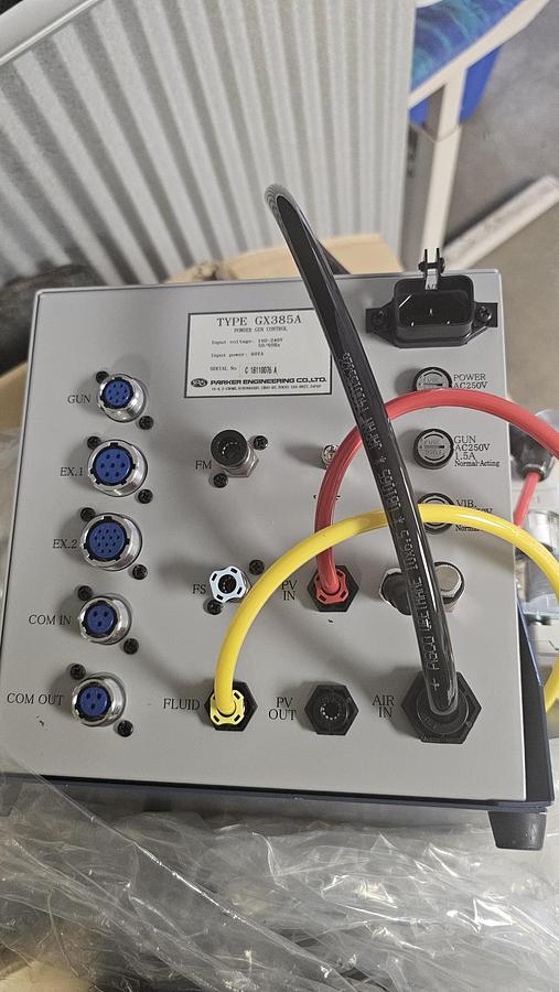 Parker Ionics manual powder unit w/ 60l hopper