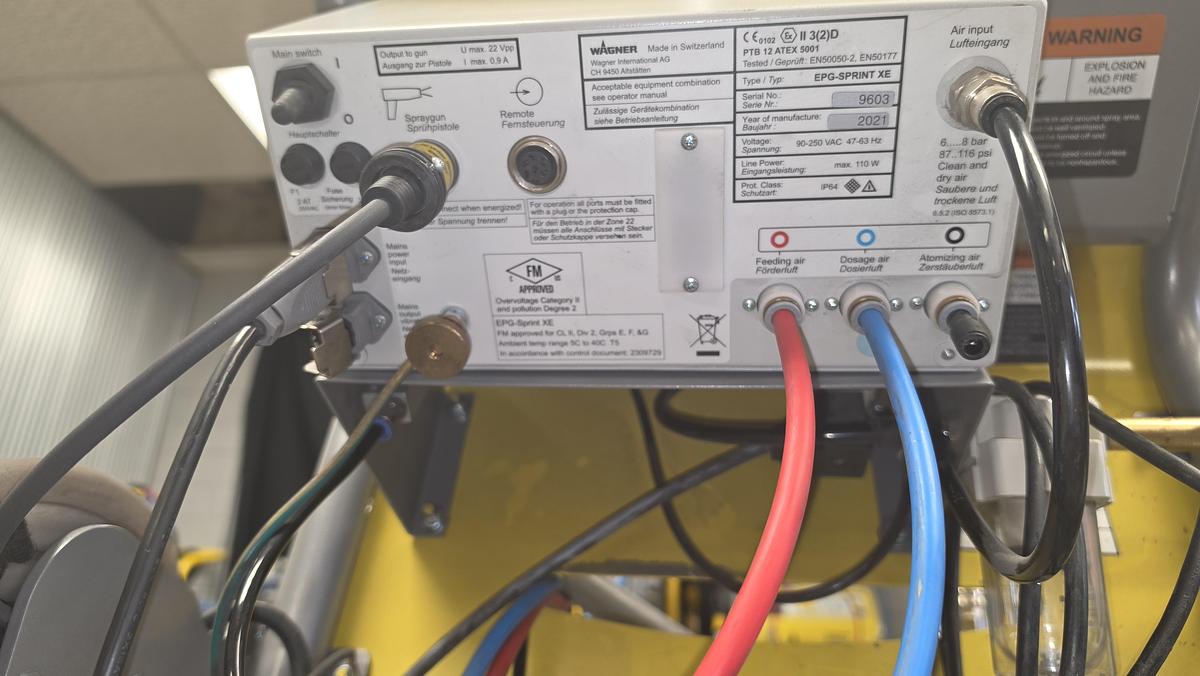 Used WAGNER Sprint X Manual Powder Unit - Box Feed