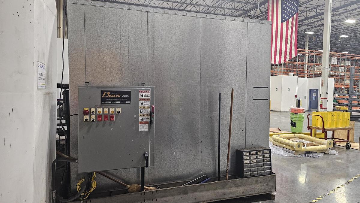 Used Complete Batch System with Oven, Booth, Wash Station & Gun