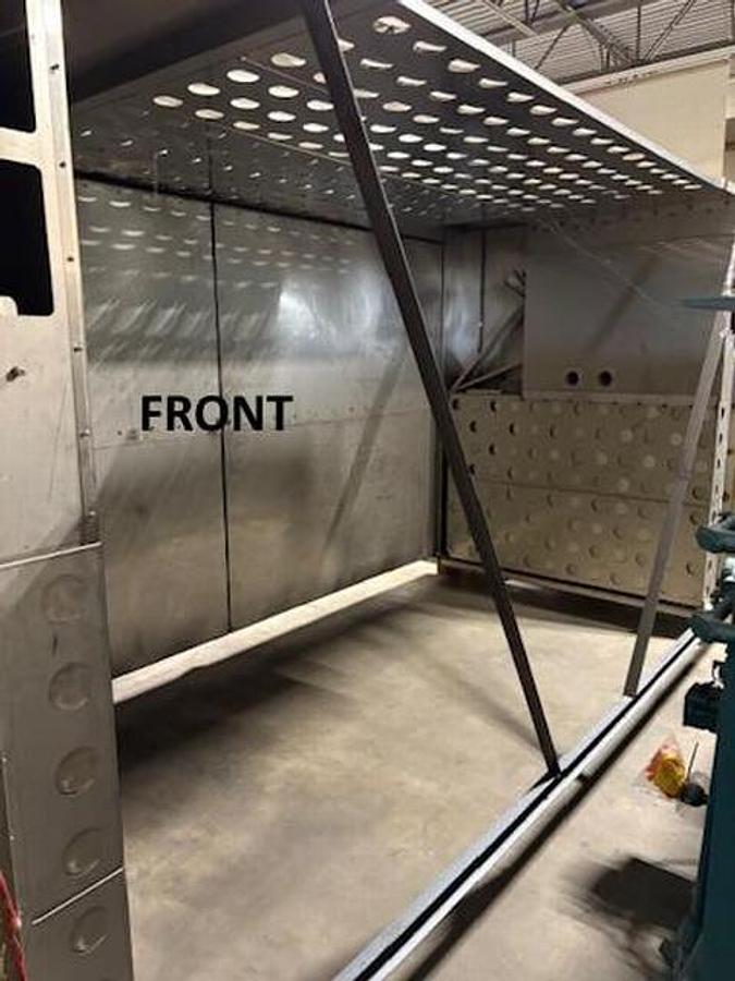 Used 12'w X 7'h X 12'l Batch Oven w/ Stainless Steel Interior - 500 degree F 
