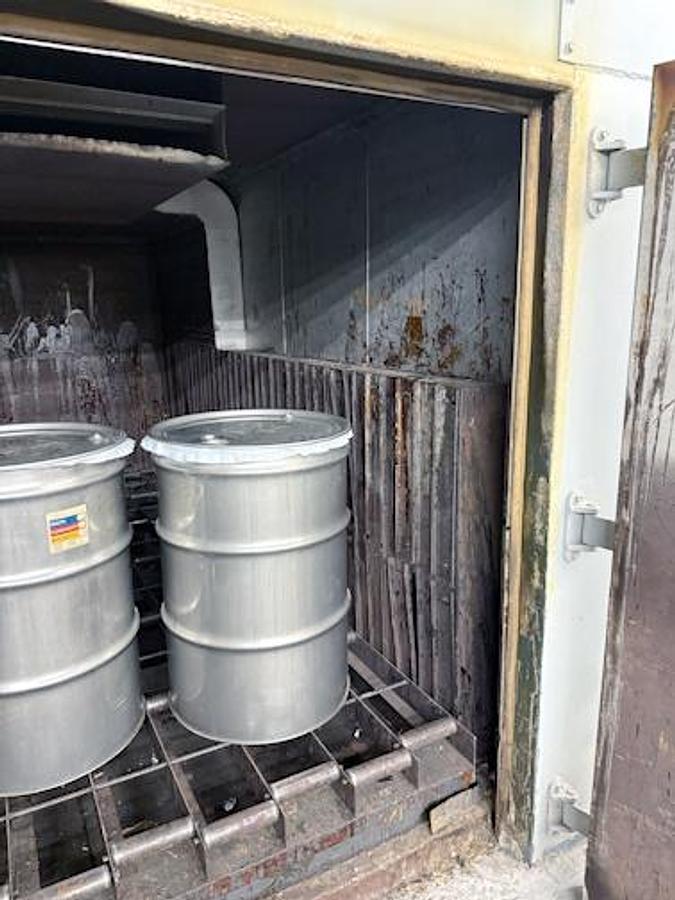 Used 8'W x 12'L x 6.5'H Electric oven w/ doors on both ends