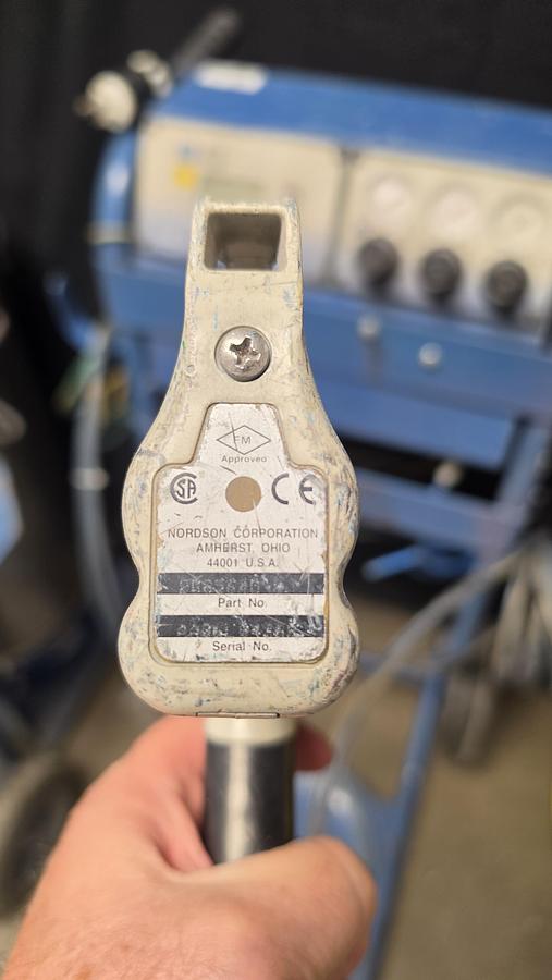 Used NORDSON SURECOAT POWDER SYSTEM ON CART W/O HOPPER