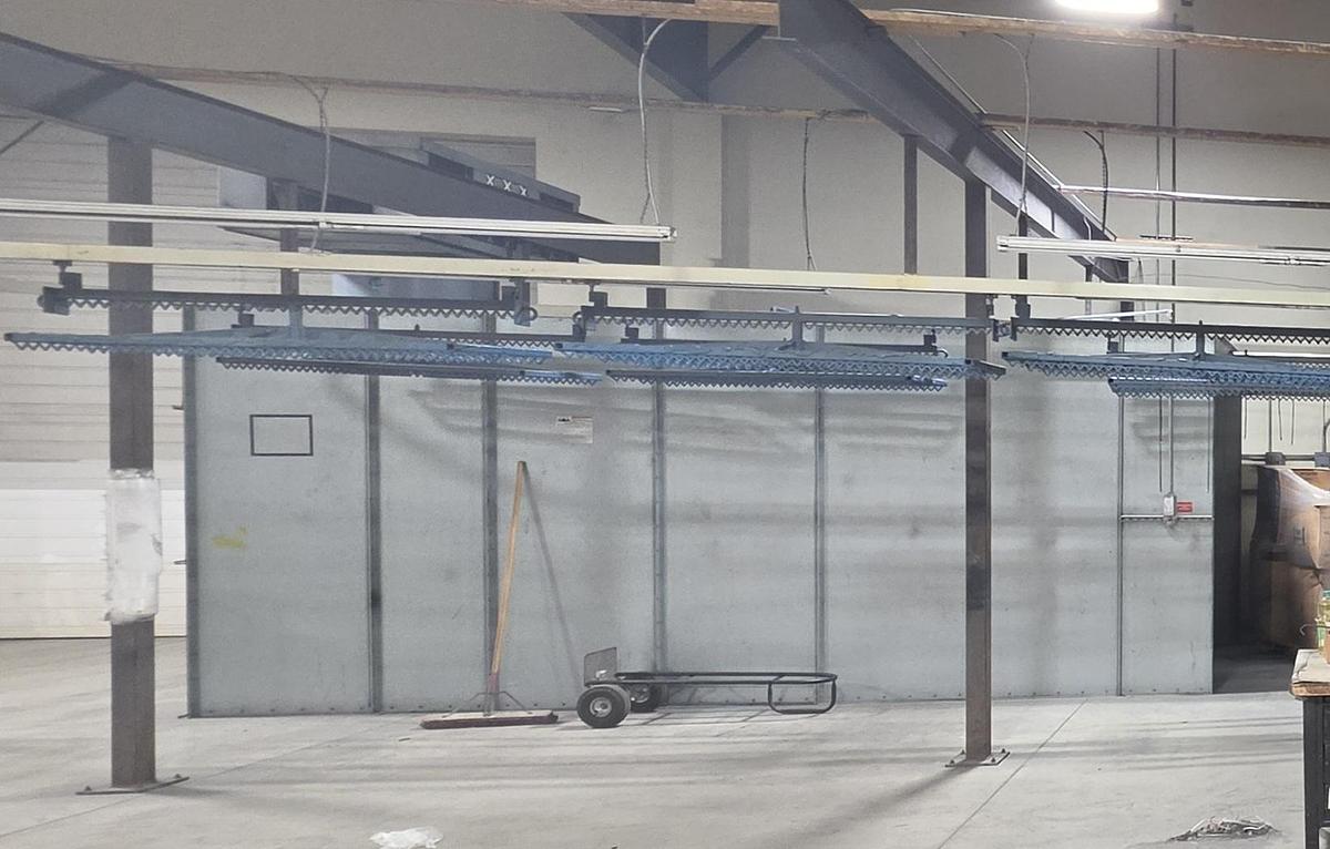 Used 8 x 8 x 16 BATCH BOOTH - SPRAY TO WASTE