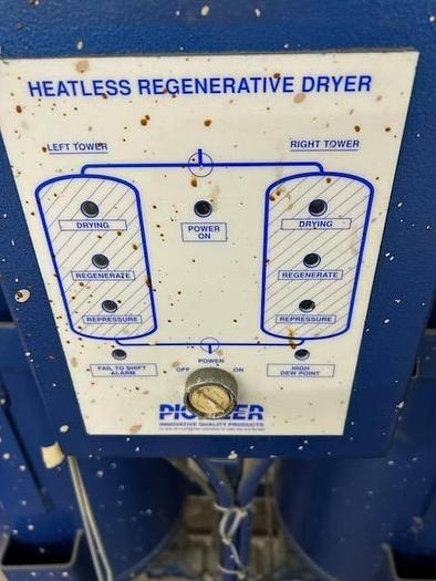 Used Pioneer 350cfm Twin Tower Desiccant Air Dryer
