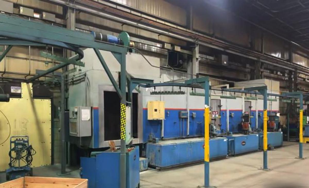 Used 36"w X 48"h Powder System w/ 3 Stage Stainless Washer