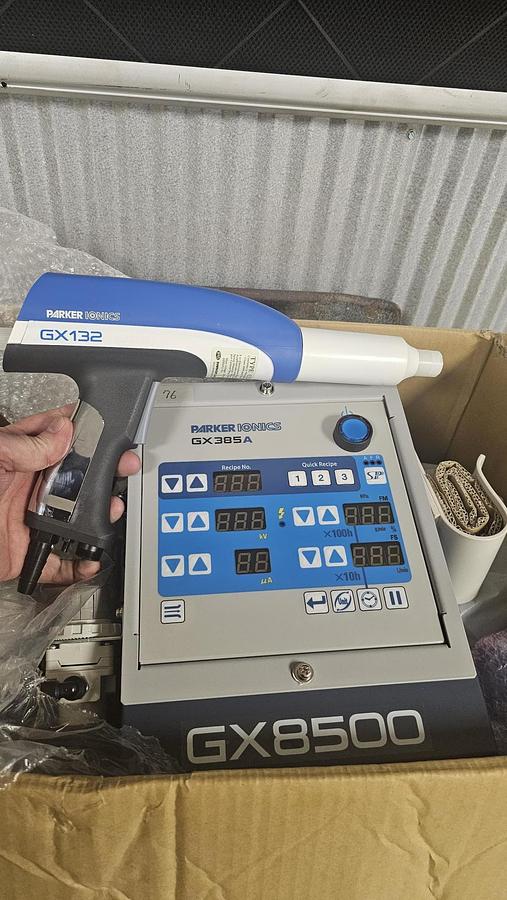 Parker Ionics manual powder unit w/ 60l hopper