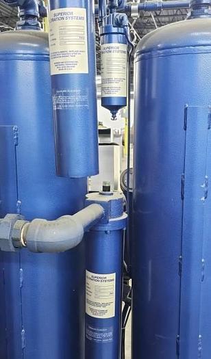 Used Pioneer 350cfm Twin Tower Desiccant Air Dryer