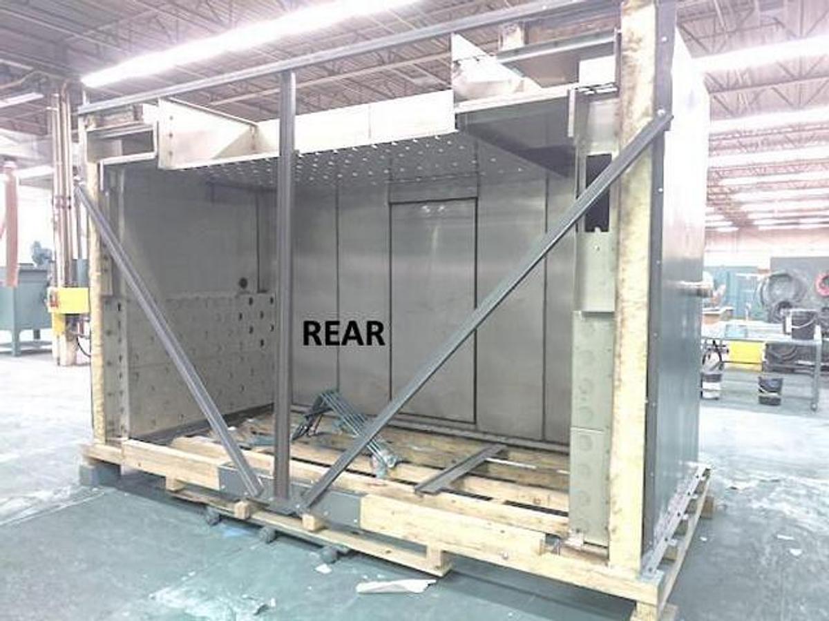 Used 12'w X 7'h X 12'l Batch Oven w/ Stainless Steel Interior - 500 degree F 
