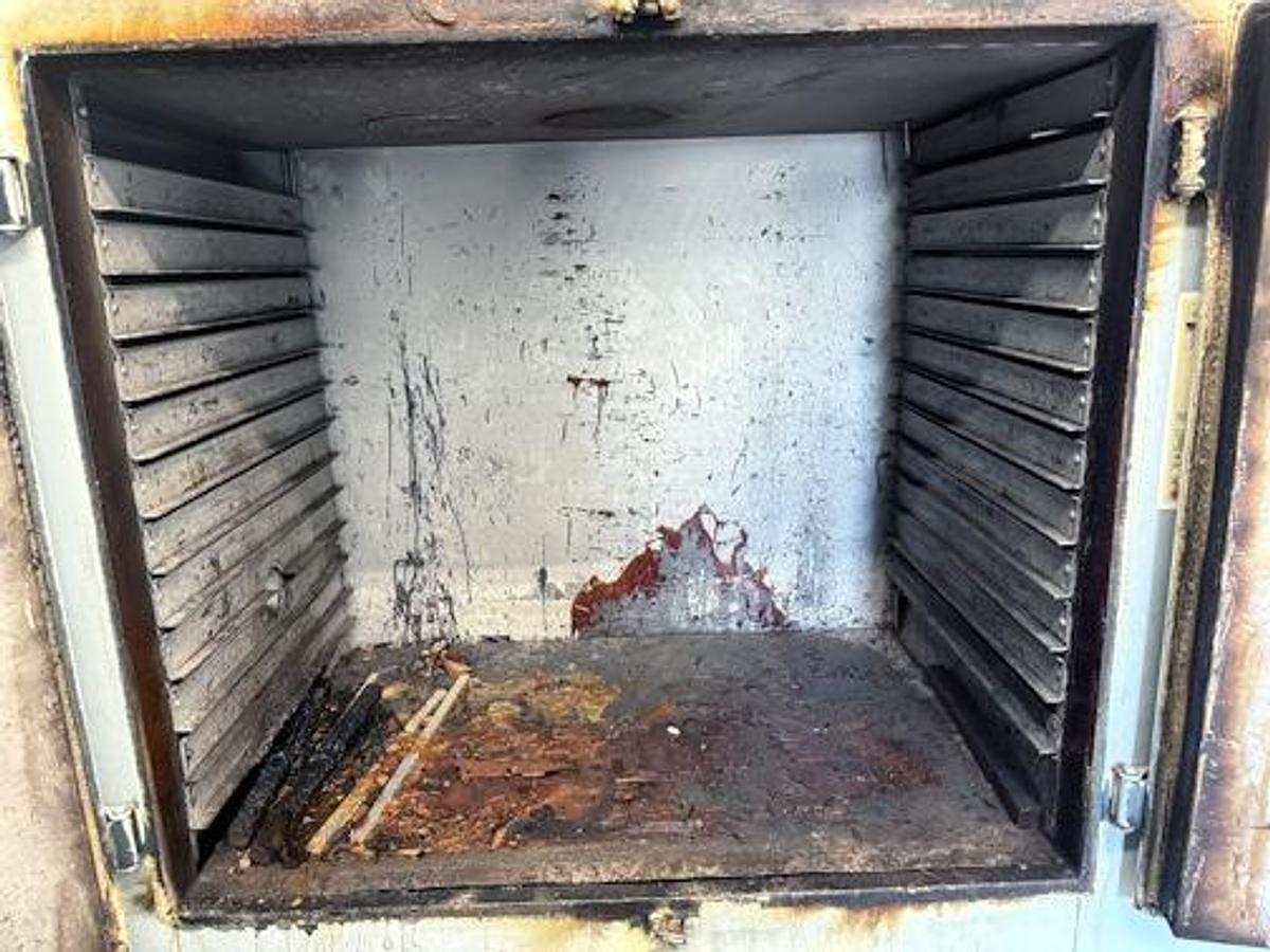 Used 8'W x 12'L x 6.5'H Electric oven w/ doors on both ends