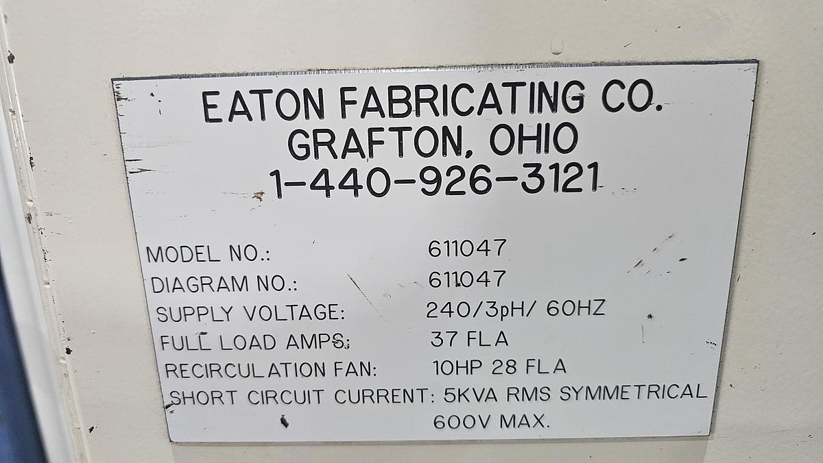 Used 8'h X 5'w X 18' Batch Oven (Interior Dim.) - Doors both ends