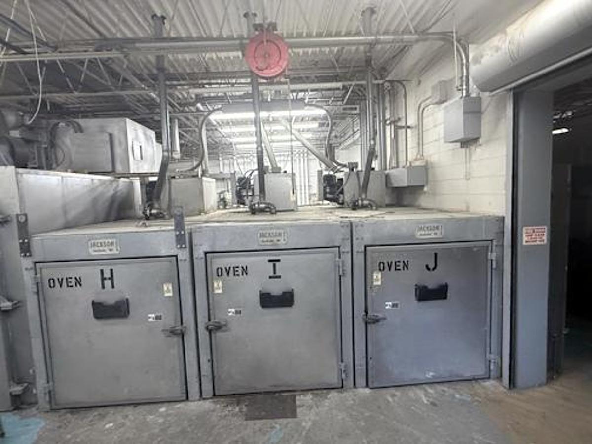 Used 3)  4'w X 15.5'l X 5'h Electric Ovens - Jackson Oven Company