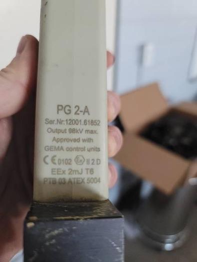 Used 2) GEMA PG-2 Automatic Powder Units