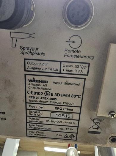 Used Wagner EPG Prima - TESTED