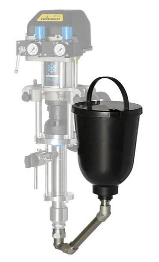 Hopper set 5L for piston pumps