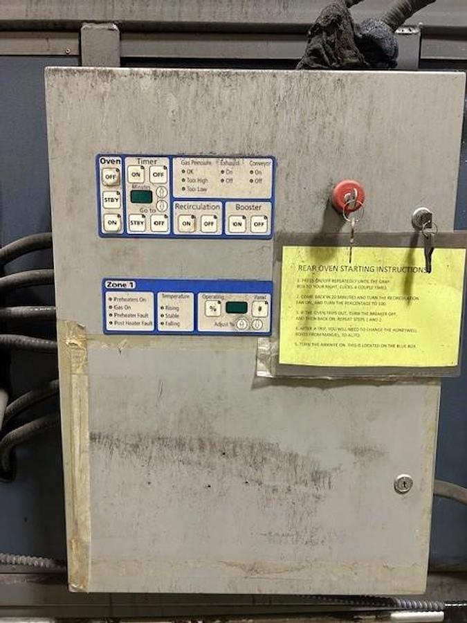 Used ThermCat Infra-Red Oven w/ 30"x72" opening