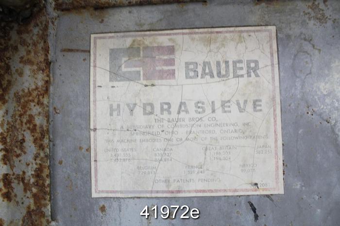 Used Bauer Hydrasieve Inclined Thickener, 71.5" Wide, .04" Slots #41972