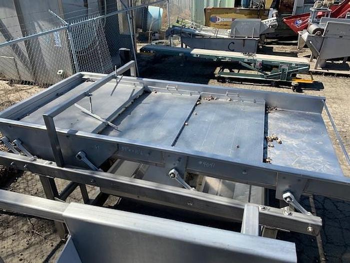 Used Commercial De Watering Shaker 54'' wide x 10' long