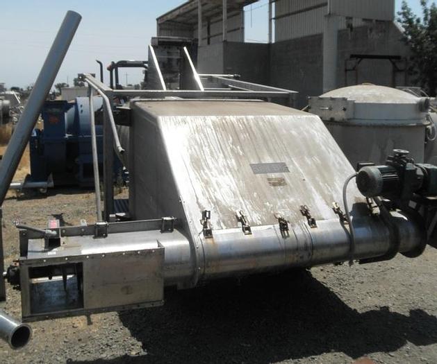 Used Bin, 100 CF, S/st, 4.5' X 4.5' X 6', Dust Collector, Auger, #S741213