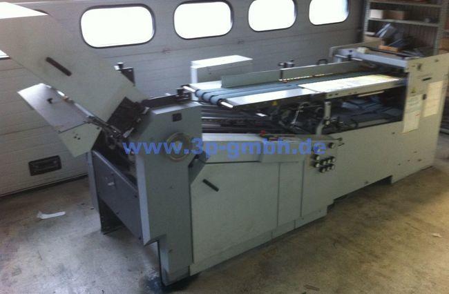 Used Heidelberg Stahl Ti 554Ri 55 pocket folding 2001