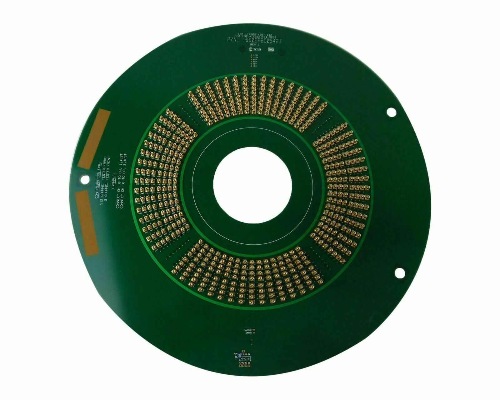Used 1994 SCHLUMBERGER CREDENCE LTX TEST HEAD PCB 494000850 77911544 IS90EF2CO5421