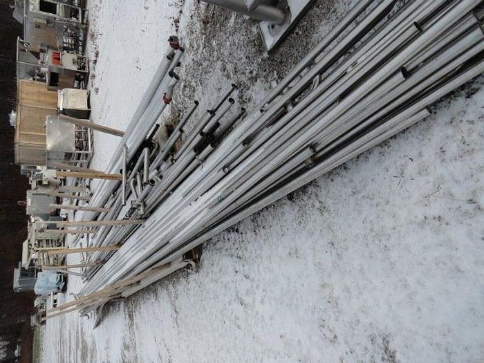 Used Stainless Steel Sanitary Piping; 2"OD