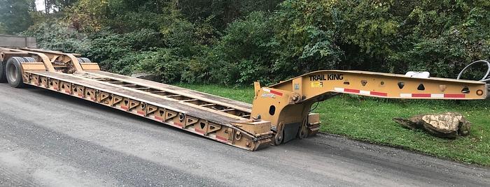 Used 2013 TRAIL KING 55 TON TRI-AXLE LOWBOY