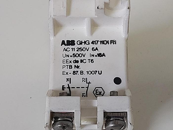 3 Stück Ex Schaltmodul, GHG 417 1101 R1, 250V 6A, ABB neuwertig