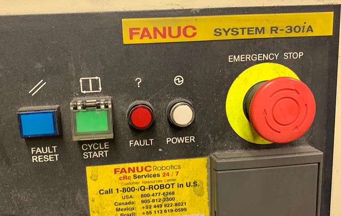 Used FANUC M900iA/350 6 AXIS CNC ROBOT WITH R30iA CONTROLLER 350KG X 2650mm REACH