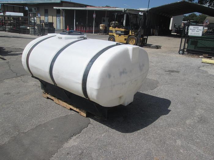 Used 500 Gallon Elliptical Tank With Saddle and Bands