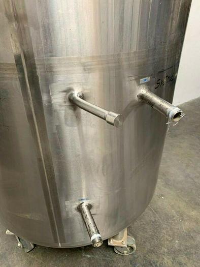 Used Paul Mueller 1100 Liter- F Stainless Steel Triple Jacketed Reactor 50 PSI