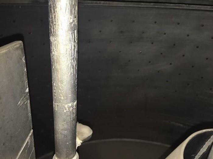 Used TOLHURST 48 IN. X 24 IN. PERFORATED BASKET CENTRIFUGE – HASTELLOY & 316 S/S